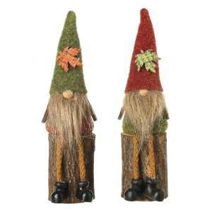 Set of Two Autumn Gonks
