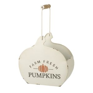 Metal Pumpkin Bucket