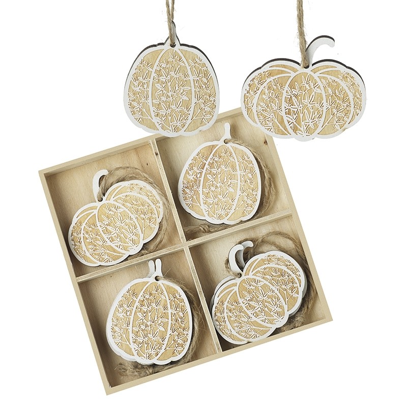 Wooden Hanging Pumpkins
