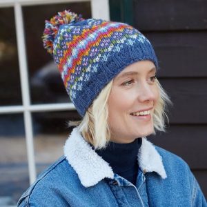 Fine Knit Clifden Bobble Beanie