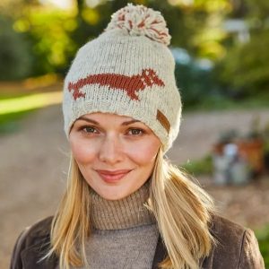 Sausage Dog Bobble Beanie
