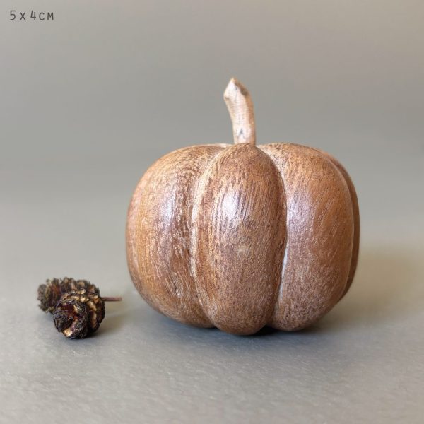 Wooden Pumpkin Ornaments - Single - Image 2