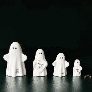Porcelain Ghost Ornament