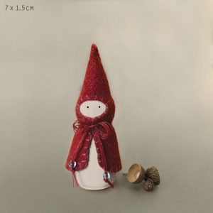 Dark Red Woodland Folk