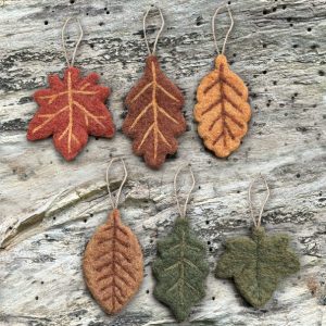 Hanging Felt Autumn Leaves