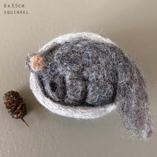 Needle Felted Squirrel