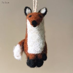 Needle Felted Hanging Fox