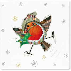 Bug Art Ceramic Robin Coaster