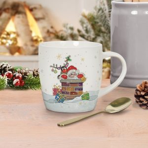 Bug Art China Santa Chimney Mug
