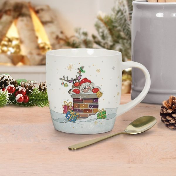 Bug Art China Santa Chimney Mug