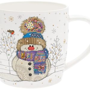 Bug Art China Snowman Mug