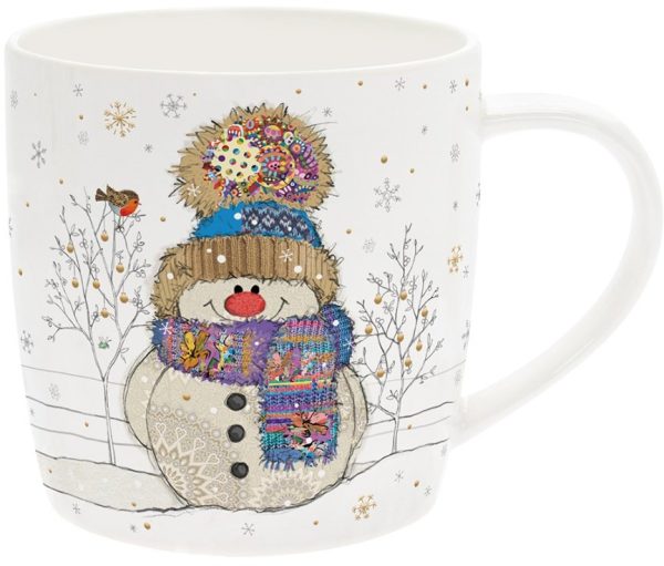 Bug Art China Snowman Mug