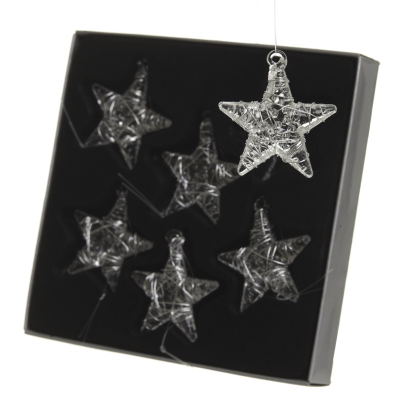 Hanging Glass Stars