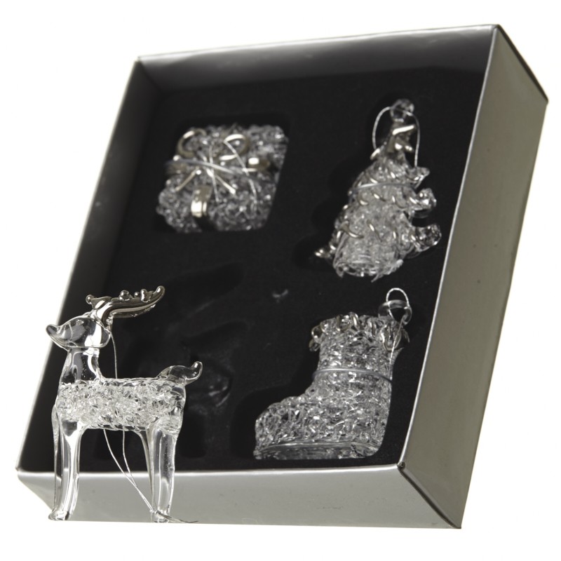 Hamging Glass Decorations Mix