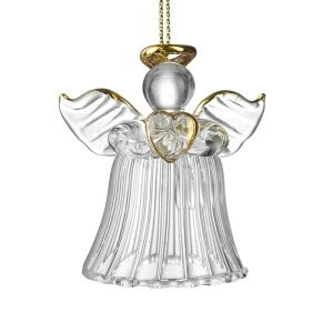 Hanging Glass Angel - Heart