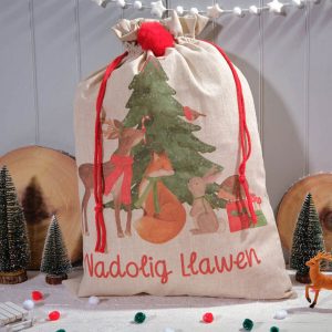 Nadolig Llawen Christmas Sack - Winter Wonderland