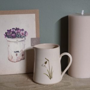 White Snowdrop Small Jug - Cream