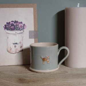 Cat Espresso Mug - Eau De Nil