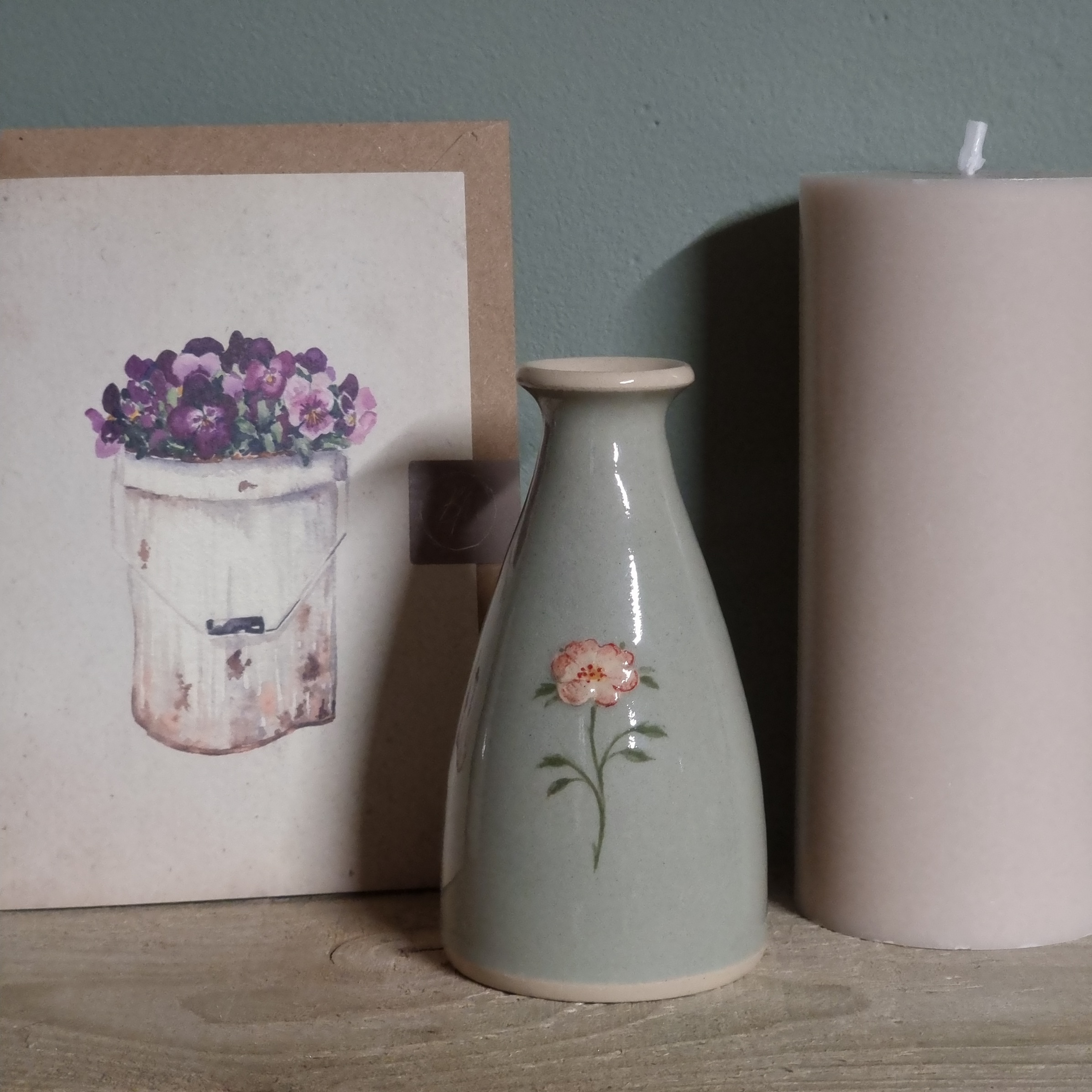Dogrose Medium Vase - Eau De Nil