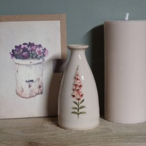 Foxglove Medium Vase - Cream