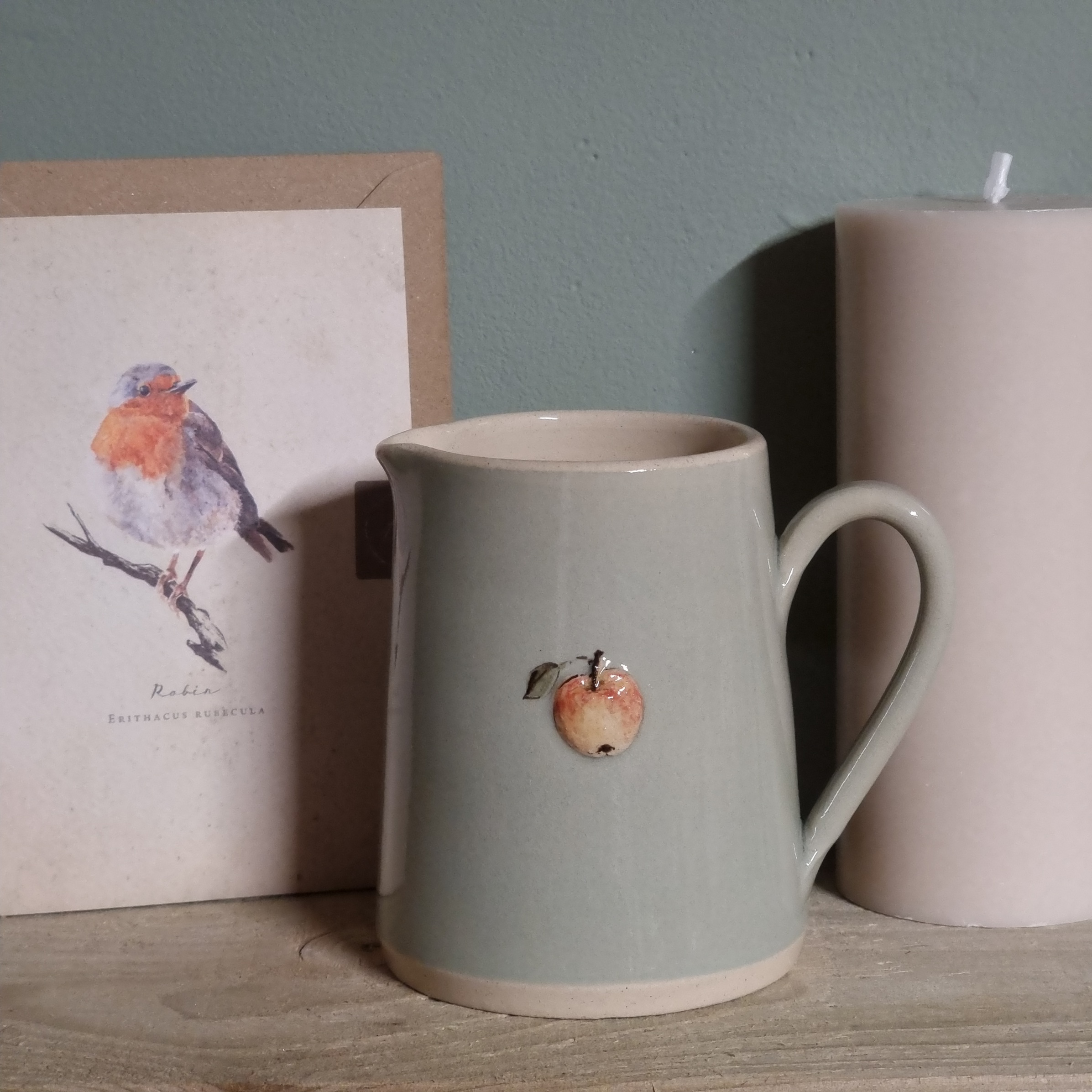 Apple Large Jug - Eau De Nil