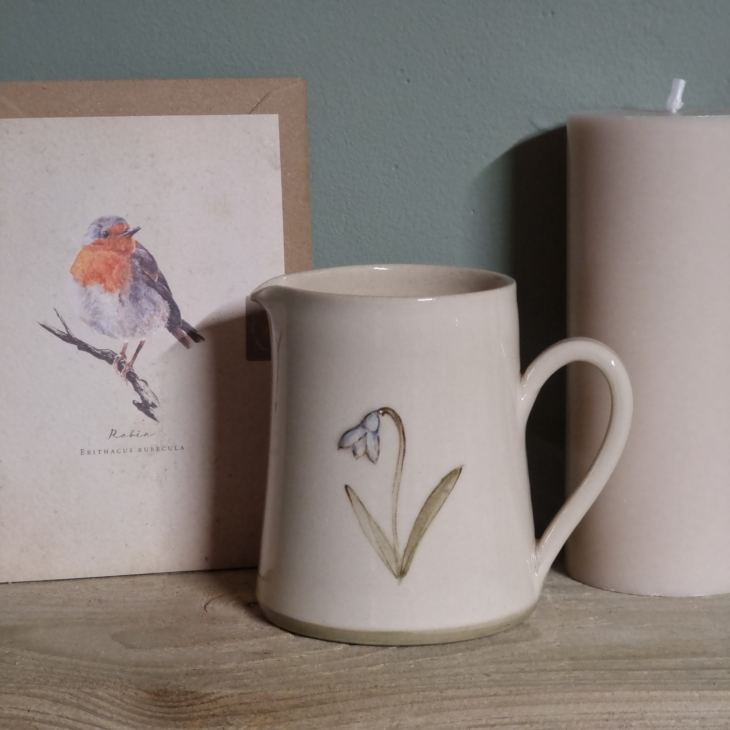 Snowdrop Large Jug - Cream