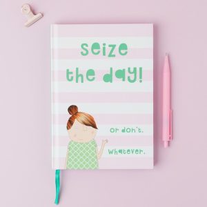 Rosie Made A Thing Notebook - seize the day!