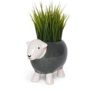 Grey Herdy Sheep Planter