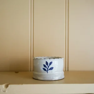 Hand Painted Tealight Holder Blue