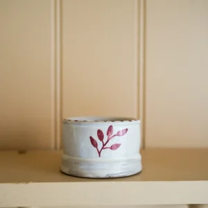 Hand Painted Tealight Holder Red