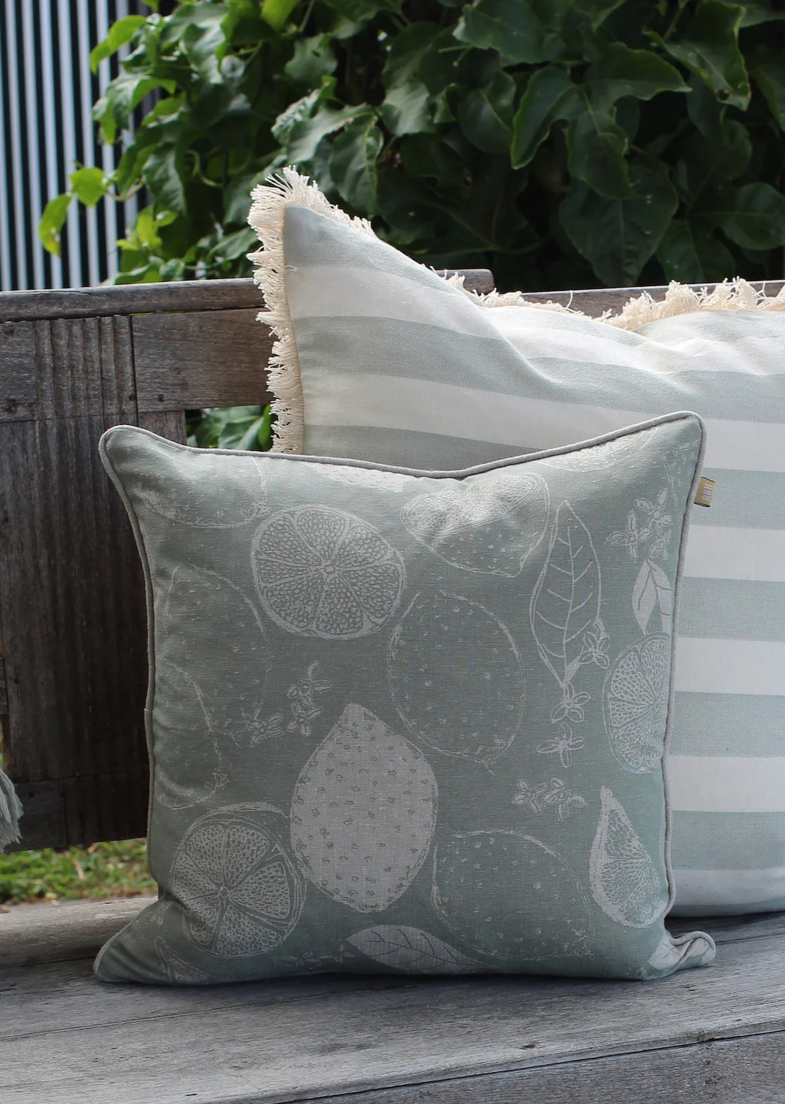 Sage Lemon Marmalade Cushion