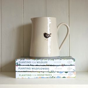 Cream Blackbird Large Jug