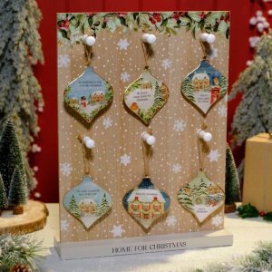 Traditional Festive Hanging Metal Ornaments