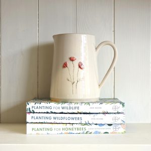 Poppies Large Jug - Cream