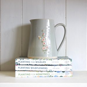 Hollyhock Large Jug - Eau de Nil