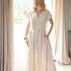 Alana Dress - Light Stone