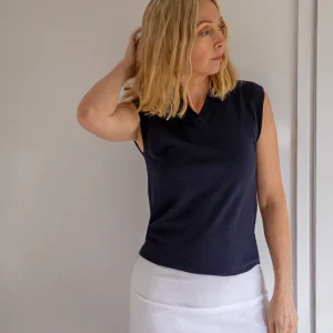 Leah Top - Navy